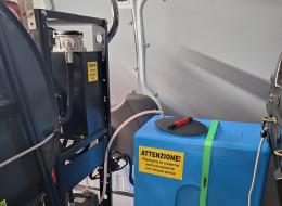 Lavaggio stradale post incidente